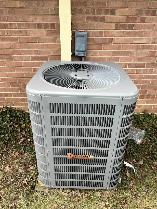 New A/C condenser